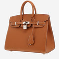 HERMÈS Birkin 25 cm handbag in gold epsom leather