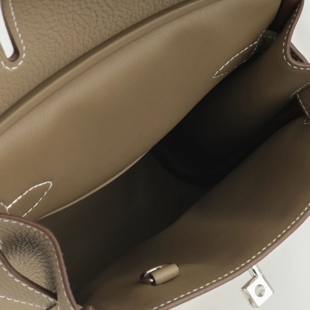 Hermès Hac A Dos PM - Etoupe Togo | Palladium Hardware