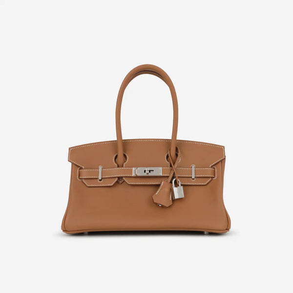 Hermès Shoulder Birkin 29 - Gold Evercolor | Palladium Hardware