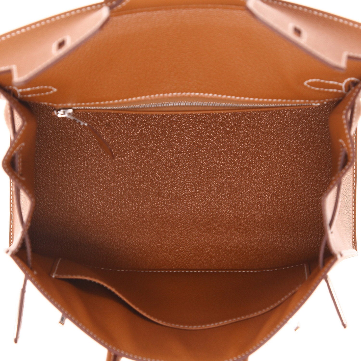 HERMÈS Birkin 25 cm handbag in gold epsom leather