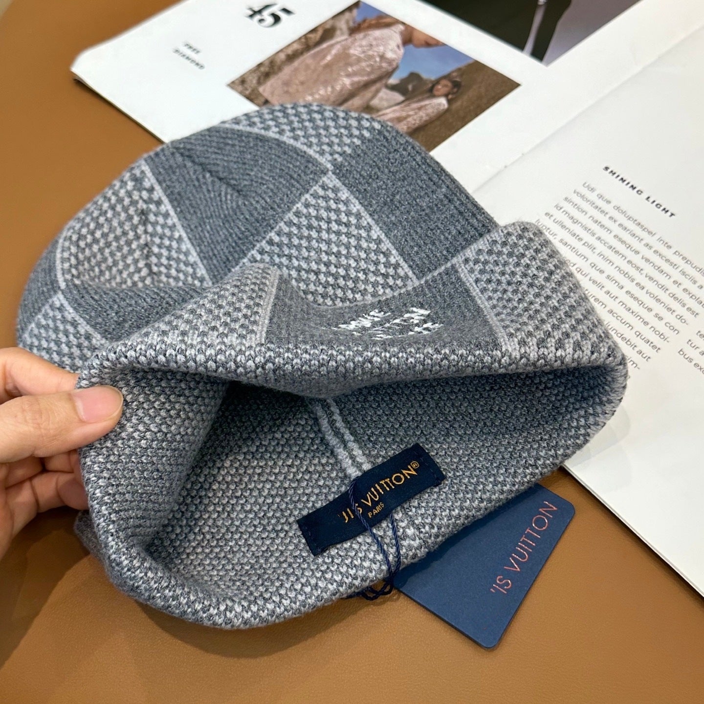 Louis Vuitton “Signature Luxe” Beanie