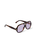 Z3475W New LV Aura Flower Square Aviator Sunglasses