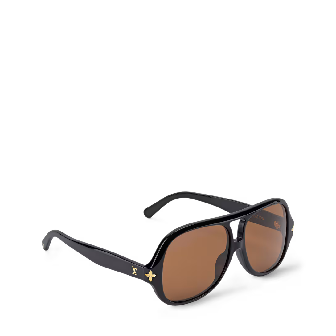 Z3554W New LV Aura Flower Square Aviator Sunglasses
