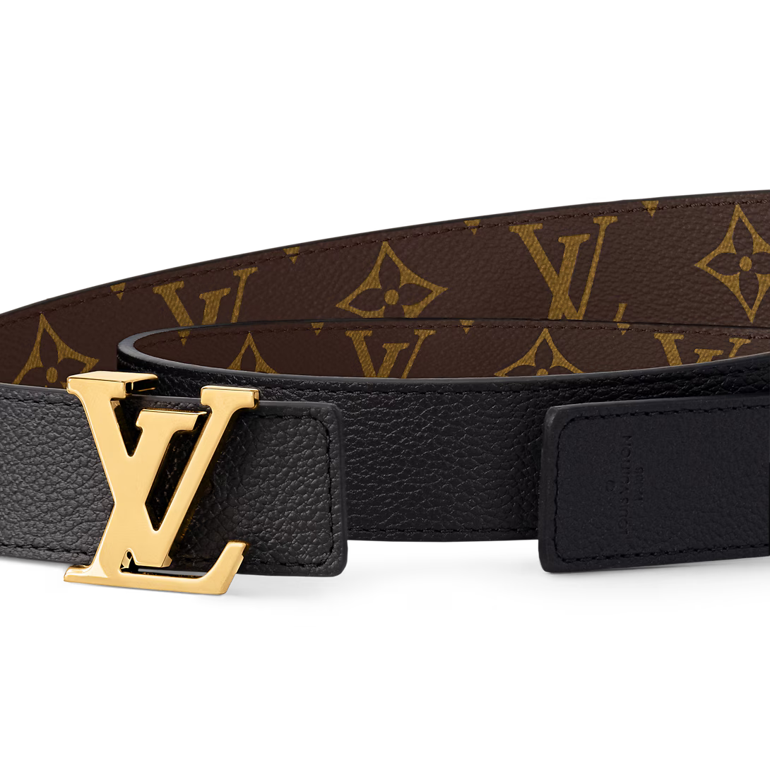 M0565T Icon LV Initials 30MM Reversible Belt