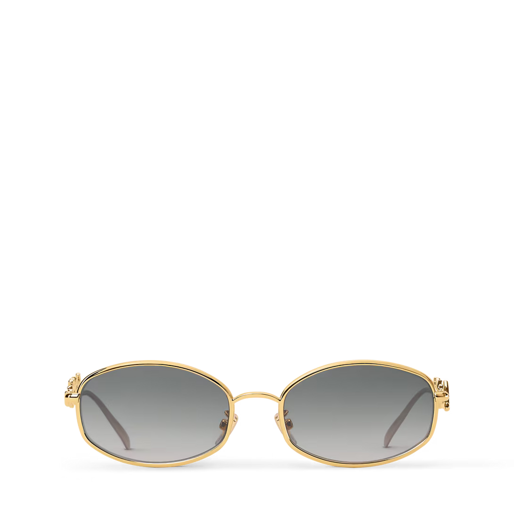 Z3171U New LV Script Metal Round Sunglasses