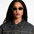Z3171U New LV Script Metal Round Sunglasses