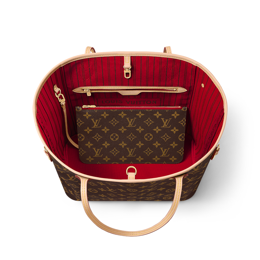 LV M46987 Neverfull MM Tote Bag